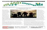 Connecting our Community - Island Clippings · STARTING JUNE 2 nd , Closed Sunday and Monday Open Tuesday through Saturday 8 am to 6 pm starts Sept 8 • 705 246-0282 Eat-in or Take