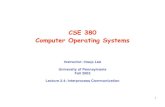 CSE 380 Computer Operating Systemslee/03cse380/lectures/ln2-ipc-v2.pdf · Computer Operating Systems Instructor: Insup Lee University of Pennsylvania Fall 2003 ... Readers-Writers.