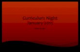 Curriculum(Night( January2015(€¦ · * Students(are(required(to(complete(homework(MondayThursdayandrecordtheirreadingintheir(planner. * Students(are(required(to(complete(allclasswork.If(it