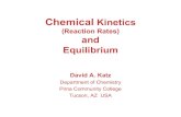 Kinetics and equilibrium CHM 130 - 2012.ppt and equilibrium CHM 130.pdf · Collision Theory of Reaction Rates For a collision to be effective (i.e., result in a reaction): Molecules