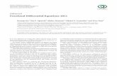 Editorial Fractional Differential Equations 2012downloads.hindawi.com/journals/ijde/2013/802324.pdf · Fawang Liu, 1 Om P. Agrawal, 2 Shaher Momani, 3 Nikolai N. Leonenko, 4 and Wen