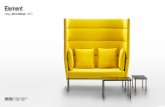 Element - mminterier.cz booklet.pdf · able.Element sofa may be supplemented by a number of other components: tables, footstool, hanger, etc. Čalouněný nábytek Element vychází