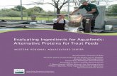 WESTERN REGIONAL AQUACULTURE CENTER page/Aquafeeds.2016_Web_version.pdfFeed Ingredients,” is a collaborative e"ort among the USDA-Agricultural Research Service Trout-Grains Project,