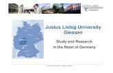 Justus Liebig University Giessenmundus17.up.pt/documents/institutions/presentations/JLU.pdf · Short Term Programs Summer Session in International and Comparative Law •Joint offering