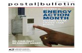 Front Cover - USPS · Cover Story postal bulletin 22424 (9-17-15) 3 Cover Story Energy Action Month 2015 — Actions Speak Louder than Words The U.S. Postal Service® has been committed