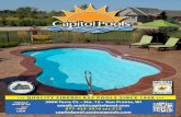QUALITY FIBERGLASS POOLS SINCE 1958 ••• · lined inground swimming pools. In 1995 Capitol Pools acquired the San Juan Pool Dealership for Madison and South Central Wisconsin.