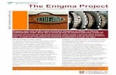 The Enigma Project - mmp.maths.orgmmp.maths.org/sites/mmp.maths.org/files/Enigma_Jan09.pdf · The Enigma Project bringing the mathematics of codebreaking into the classroom Enigma