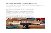 2015 Cigar Box Guitar Fretting Tips Contest · a fine drywall finishers sanding sponge back and forth along the edge of the fretboard at the same 30 degree angle. This smoothes them