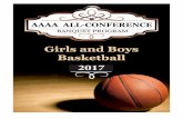 2017 - Pennsylvania Big 5/6 Athletic Conferencespabig56.com/wp-content/uploads/2014/06/2017-Big-56... · 2017 Big 56 Basketball Banquet 3 Welcome John Grogan, Big 56 President; Mt.