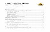 BMG Careers News1 . BMG Careers News . Edition #5 – 27. th. July 2018. Contents . Dates to Diarise in Term 3 .....3