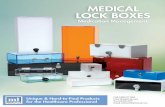 MEDICAL LOCK BOXES - MarketLab...the most advanced, keyless entry available today. Whatever locking mechanism you choose, MarketLab offers these three keying options to keep your personalized