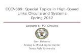 ECEN689: Special Topics in High-Speed Links Circuits and ...ece.tamu.edu/~spalermo/ecen689/lecture6_ee689_rx_