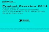 olv product overview 2014 en - Ideal Vacuum · 2019. 3. 16. · Product Overview 2014 Fluid Entrainment Pumps DIP / LEYBOJET Oil diffusion pumps Power Efficiency Control Control unit