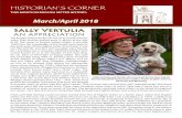 HISTORIAN’S CORNEResaa.com/history/historian/historiancornermar-apr2018.pdf · 2018. 4. 16. · HISTORIAN’S CORNER March/April 2018 Page 2 Can. Ch. Ludar of Blue Bar x Yorkley’s