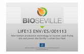 Bioseville PAlvarez Coordinadora US · 2018. 6. 1. · 01 Desarrollo de un sistema integradoy sostenible de valorización de los aceites de fritura generados en la Ciudad de Sevilla