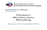 Pituitary Masterclass Meeting · St Helier Hospital, Carshalton and St George’s Hospital, London. 14.45 - 15.00 Case presentation. Prolactinoma or Clival Chondroma: That is the