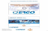 ABOUT ERGO Inc. - Schedule 2 Employers' Group … · 2 © ERGO Inc. 2014  info@ergoconsulting.ca LEARN MORE ABOUT ERGO Inc. Watch our video  AGENDA 1.