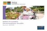 IHSS Provider Orientation Guidedpss.co.riverside.ca.us/files/docs/pa/ihss-po-guide-6.13.19.pdf · Travel Time The time it takes for a provider to travel directly from providing services