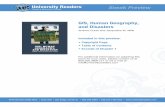 GIS, Human Geography, and DisastersAn Introduction to Thinking Spatially About Disasters 9 An Introduction to Geographic Information Systems 39 Disaster Connections—The Johnstown