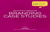 DISTINCTLY CREATIVE BRANDING CASE STUDIES · BRANDING CASE STUDIES DISTINCTLY CREATIVE and pick up your Free Twitter Support Toolkit for schools Visit us at The Academies Show E93