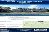 FOR SALE OR LEASE DAYCARE / PRESCHOOL with PLAYGROUND ... · DAYCARE / PRESCHOOL with PLAYGROUND 13410 Shire Lane Fort Myers, FL 33912 New roof (2017) Three new HVAC systems (2016)