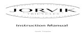 Instruction Manual - Jorvik Tricycles€¦ · Jorvik Tricycles is not responsible for damages caused by the use of other products not specifically designed and tested for use with
