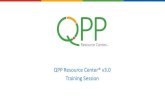 QPP Resource Center® v3.0 Training Session RC v3.0 Training .pdf · The QPP RC checks the database for the TIN and Organization Name. IF the TIN/Organization are NOT found, the system