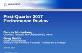 First-Quarter 2017 Performance Review...2016 Q1 2017 Q1 $22.6 $21.0 $0 $5 $10 $15 $20 $25 2016 Q1 2017 Q1 4 First-Quarter Revenue and Earnings Revenue (Billions) Core Earnings per
