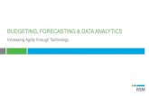 BUDGETING, FORECASTING & DATA ANALYTICS€¦ · •Dashboards (advanced) •Predictive Analytics •Big Data / IoT Financial Close . Data Analytics . Enterprise Resource Planning