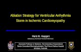Ablation Strategy for Ventricular Arrhythmia Storm in Ischemic …k-hrs.org/KHRS/2018/pdf/14. Haris Haqqani.pdf · 2018. 6. 23. · Patient 1: 64yo male with ICM, LVEF 32% Develops