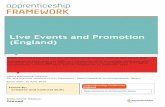 Live Events and Promotion (England)...Live Events and Promotion involves everything to do with putting on a show or event from promoting the event to staging it. Live events can be