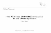 The Audience of NPR News Stations In the COVID Epidemicwalrusresearch.com/images/The_Audience_for_NPR_News_Stations_… · If overall radio listening (PUMM) in your market has dropped,