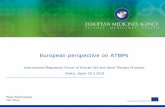 European perspective on ATMPs · An agency of the European Union European perspective on ATMPs International Regulatory Forum of Human Cell and Gene Therapy Products Osaka, Japan