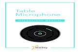 Table Microphone Operations Manual - Audibel Hearing Aids · operating range.* To pair the Table Microphone with your hearing aids: 1 . Ensure your hearing aids are not connected