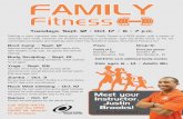 FAMILY - Decatur Park District · FAMILY Fitness at Millikin University Tuesdays, Sept. 12 - Oct. 17 / 6 - 7 p.m. Nothing is more important than being active...together! Family Fitness