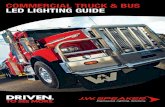 COMMERCIAL TRUCK & BUS LED LIGHTING GUIDE · LED HEADLIGHTS Commercial truck & bus fleets choose J.W. Speaker LED headlights because of their superior visibility and unmatched longevity.
