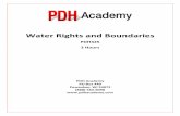 Water Rights and Boundaries - pdhacademy.com€¦ · Water Rights and Boundaries . PDH325 . 3 Hours . PDH Academy . PO Box 449 . Pewaukee, WI 53072 (888) 564-9098 .