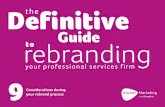 Guide rebranding to - Adviser Marketing€¦ · embraced new technology in terms of your financial, marketing or client relationship systems. If these have had a fundamental impact