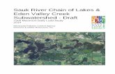 Sauk River Chain of Lakes & Eden Valley Creek Subwatershed ... · Eden Lake Phosphorus TMDL and Allocations .....79. August 2014 7 Table 34. North Browns Lake Phosphorus TMDL and