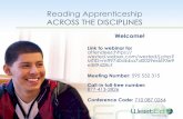 Reading Apprenticeship ACROSS THE DISCIPLINESreadingapprenticeship.org/wp-content/uploads/2016/... · The grant will fund Reading Apprenticeship professional learning for three cohorts