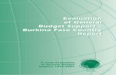 Evaluation of general budget support- Burkina Faso Country ... · Burkina Faso Evaluation 5 A2. The Context for Budget Support in Burkina Faso 7 Local Background 7 Poverty and Strategies
