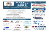 MAMES Thank you to our 2020 Premier Sponsors! 2020€¦ · TUESDAY, OCTOBER 6, 2020 All times are Central Time 4:15 – 5:30p: Dedicated eBooth time (1:00 – 5:30p: eBooths open)