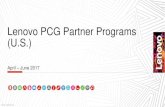 Lenovo PCG Partner Programs (U.S.)digital.leadmagz.com/.../Lenovo_Presentation_Lenovo...2017 LENOVO 4 FY18 - Lenovo Partner Programs Topseller Client MDF 1.5% | 2.5% Workstation Rebate