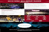 Get in touch to create a winning experience: info@bcdsports · the NBA All-Star game brings professional basketball’s best players from across the country together to face off for