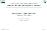United States Department of Agriculture National Agricultural ...9-11-15 Ag Yield Objective Yield Survey Type Farmer Reported Field Measurement Crops Included Field Crops Corn, Cotton,