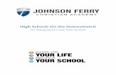 High School: On the Homestretch - jfca.org School Homestretch 2016.pdf · “But beyond this, my son, be warned: the writing of many books is endless, and excessive devotion to books