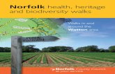 Norfolk health, heritage and biodiversity walks · 2016. 2. 19. · you find them and take any litter (including dog litter) home or use bins provided. Please take some time to read