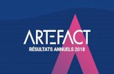 RÉSULTATS ANNUELS 2018 - Artefact...4 AVRIL 19 Progression de l’activité 2018 de 16% en proforma Analyse par semestre de la marge brute proforma*, en M€ 31,5 26,7 32,3 28,5 +18%