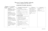 Wayne County Public Schools Pacing Guide- … · Timeline Standards Strategies/Activities/Domains Resources Assessments 1 ½ Weeks Standard 1 English language learners communicate