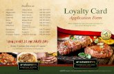 Branches at: Loyalty Card · 2016. 8. 16. · Traditional Butchers Loyalty Card. 12. Your McAtamney’s Traditional Butchers Loyalty Card is not a credit, payment or cheque guarantee